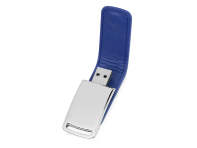 Флеш-карта USB 2.0 16 Gb с магнитным замком Vigo, синий/серебристый , размер 16ГБ