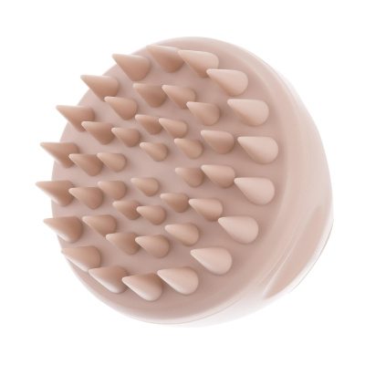 Щетка Dewal Beauty массажная для мытья головы, цвет бежевый, 8 х 8,5 см