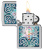 Зажигалка ZIPPO Lotus Flower с покрытием High Polish Chrome, латунь/сталь, серебристая, 38x13x57 мм