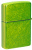 Зажигалка ZIPPO Logo с покрытием Lurid™, латунь/сталь, зеленая, глянцевая, 38x13x57 мм