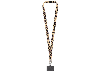 Ланъярд 2,5 см под сублимацию с большим карабином, замком обрыва и большим держателем для телефона из ПЭ