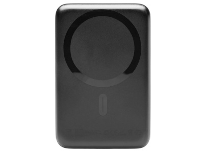 Магнитный внешний беспроводной аккумулятор Polarix, QC/PD, 10000 мАч, черный