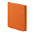 Ежедневник недатированный Solas, формат А5, с магнитом, оранжевый, кремовый блок в линейку