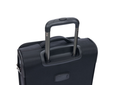 Чемодан TORBER БРОСНО, чёрный, нейлон 600D, 36,5 х 20 х 54 см, 32 л , размер S