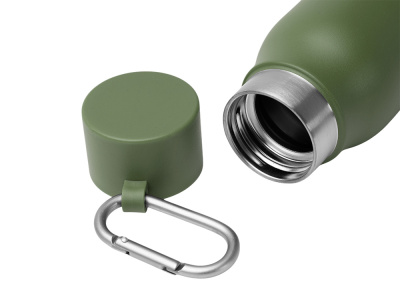 Термобутылка CUBEL/КЬЮБЕЛ с двойными стенками, темно-зеленый