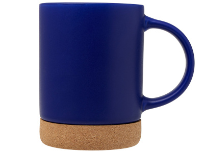 Кружка 450 мл с пробковым дном Корк & Бон, глубокий синий