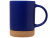 Кружка 450 мл с пробковым дном Корк & Бон, глубокий синий