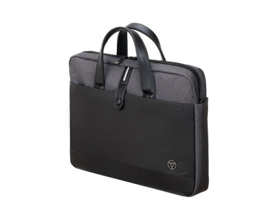 Сумка для ноутбука TORBER ВЕКТОР 14.1'', чёрный/серый, нейлон, 40 x 5 x 28 см, 5л