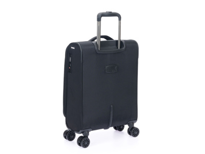 Чемодан TORBER БРОСНО, чёрный, нейлон 600D, 36,5 х 20 х 54 см, 32 л , размер S