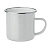 Кружка металлическая эмаль белый