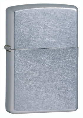 Зажигалка ZIPPO Classic с покрытием Street Chrome™, латунь/сталь, серебристая, матовая, 38x13x57 мм