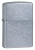 Зажигалка ZIPPO Classic с покрытием Street Chrome™, латунь/сталь, серебристая, матовая, 38x13x57 мм
