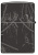 Зажигалка ZIPPO Skull King с покрытием High Polish Black, латунь/сталь, черная, глянцевая, 38x13x57 мм