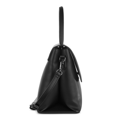 Сумка женская BUGATTI ИЛЬВА | ILVA, черная, полиуретан, 23х9х18,5 см