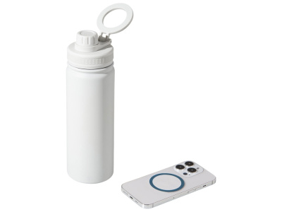 Вакуумная термобутылка с magsafe-держателем INSIDER, 600 мл, белый