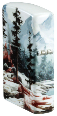 Зажигалка ZIPPO Frozen Valley с покрытием 540 Matte, латунь/сталь, разноцветная, матовая, 38x13x57 мм