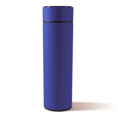 Термос MARK LED soft touch 500 мл Синий