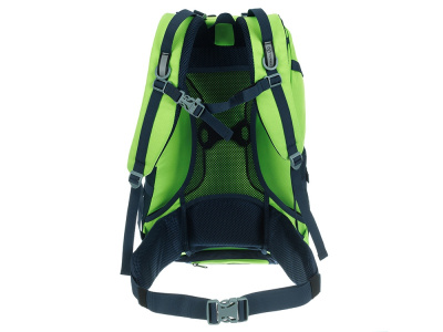 Туристический рюкзак TORBER КЕМПИНГ, синий/салатовый, полиэстер, 36 х 54 х 16 см