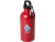 Одностенная бутылка для воды с карабином Oregon, изготовленная из нержавеющей стали, сертифицированной по стандарту RCS, объемом 400 мл - Красный , размер 400 мл