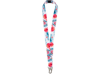 Ланъярд 2,5 см под сублимацию с большим карабином и замком обрыва