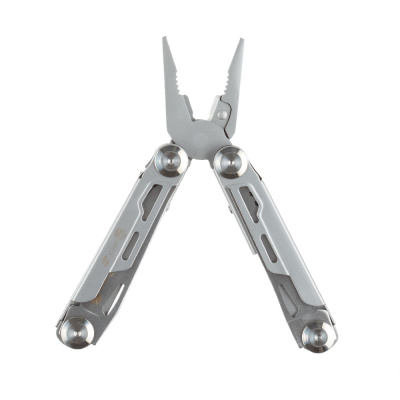 Мультитул Stinger, 104x45 мм, 12 функций, сталь, серебристый, в комплекте нейлоновый чехол