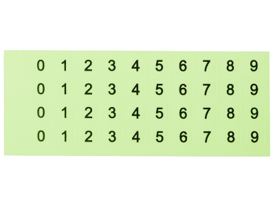 Табличка Tempark с номером телефона для временной парковки с подсветкой, черный