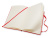 Записная книжка Moleskine Classic (в линейку) в твердой обложке, Pocket (9x14см), красный , размер A6