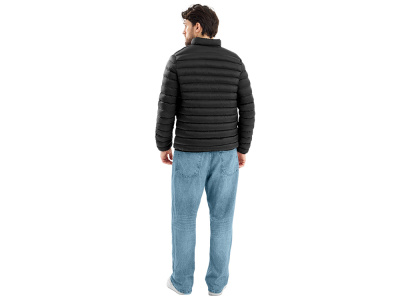 Стеганая куртка Uniqloud, черный , размер 2XL