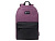 Рюкзак TORBER GRAFFI, фиолетовый с карманом черного цвета, полиэстер меланж, 42 х 29 x 19 см