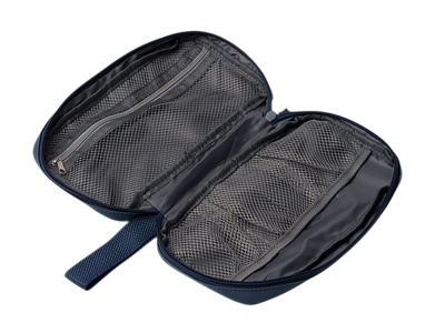 Косметичка-органайзер DULAC/ЛАВИЯ из искусственной кожи, синий нейви