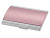 Визитница Смит, розовый/серебристый