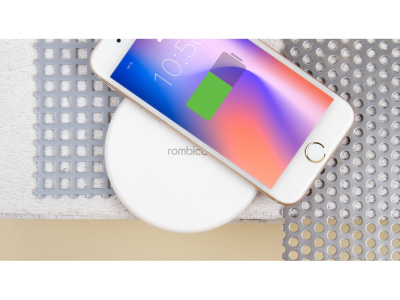 Беспроводное зарядное устройство Rombica NEO Q1W Quick, белый (Р)