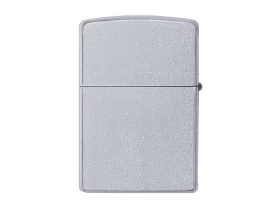 Зажигалка ZIPPO Classic с покрытием Satin Chrome™, латунь/сталь, серебристая, матовая, 38x13x57 мм