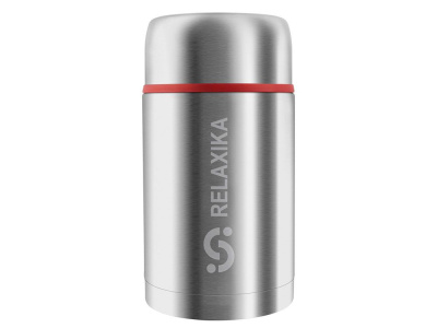 Термос для еды Relaxika 301 в чехле, 1200 мл, стальной , размер 1200 мл