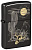 Зажигалка ZIPPO Western с покрытием High Polish Black, латунь/сталь, черная, глянцевая, 38x13x57 мм