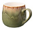 Кружка с вулканическим эффектом по краю Etna, 440 мл, оливковый
