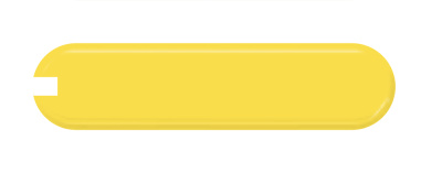 Задняя накладка для ножей VICTORINOX 58 мм, пластиковая, жёлтая