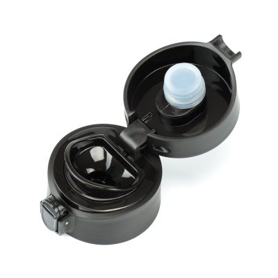 Термокружка Stinger, 0,35 л, сталь/пластик, серебристый, 6,6 x 6,4 x 20,3 см