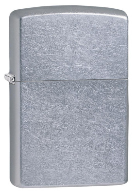 Зажигалка ZIPPO Classic с покрытием Street Chrome™, латунь/сталь, серебристая, матовая, 38x13x57 мм