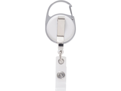 Бейдж с рулеткой-карабин Favor, синий