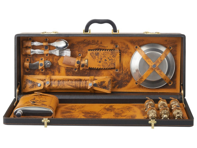 Подарочный набор Королевская охота, коричневый