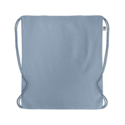 Рюкзак на шнурках голубой