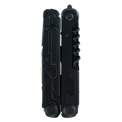 Мультитул Stinger, 113 х 19 мм, 19 функций, сталь, черный, в картонной коробке, в комплекте нейлоновый чехол