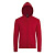 Толстовка мужская на молнии с капюшоном STONE, красный, 2XL, 50% хлопок, 50% полиэстер, 260 г/м2