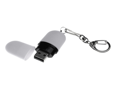 Флешка Goutte Soft-touch на 64 Гб, белый , размер 64ГБ