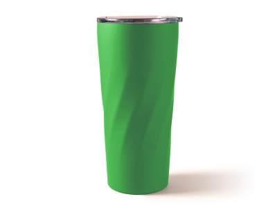 Подарочный набор FAMILY с термосом и термокружкой, зеленый