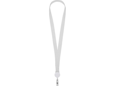 Ланьярд с ретрактором, белый