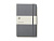Записная книжка Moleskine Classic (в линейку) в твердой обложке, Pocket (9x14см), серый , размер A6