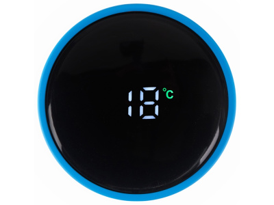 Вакуумный термос Module X с индикатором температуры, 500 мл, тубус, голубой 3538C