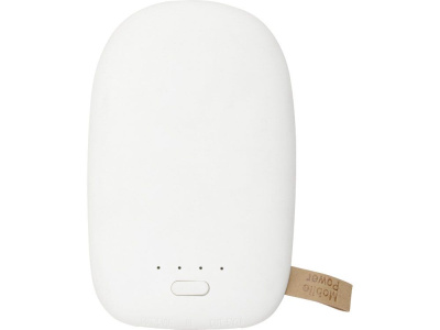 Внешний аккумулятор в форме камня Stone, 10400 mAh, белый , размер 10400 mAh